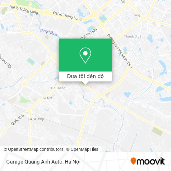 Bản đồ Garage Quang Anh Auto