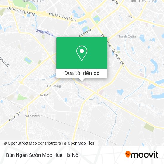 Bản đồ Bún Ngan Sườn Mọc Huệ
