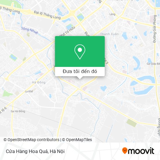 Bản đồ Cửa Hàng Hoa Quả