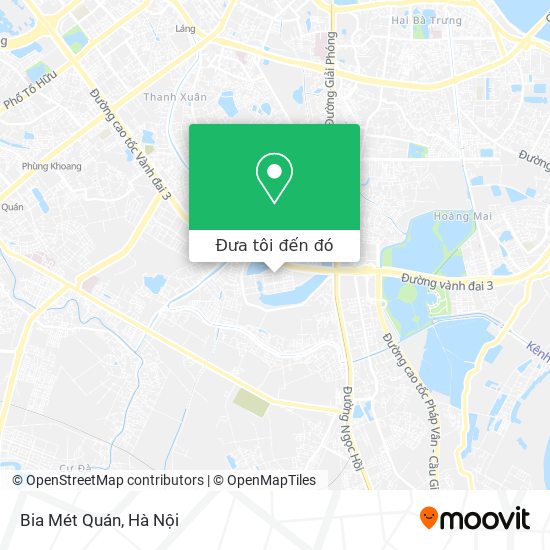 Bản đồ Bia Mét Quán