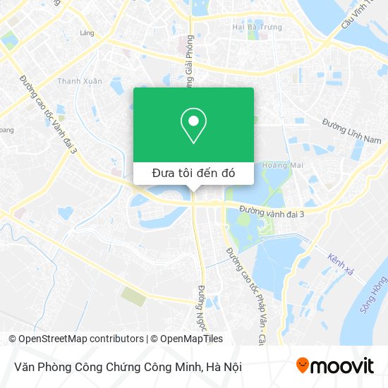 Bản đồ Văn Phòng Công Chứng Công Minh