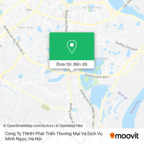 Bản đồ Công Ty TNHH Phát Triển Thương Mại Và Dịch Vụ Minh Ngọc