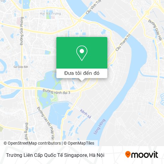 Bản đồ Trường Liên Cấp Quốc Tế Singapore