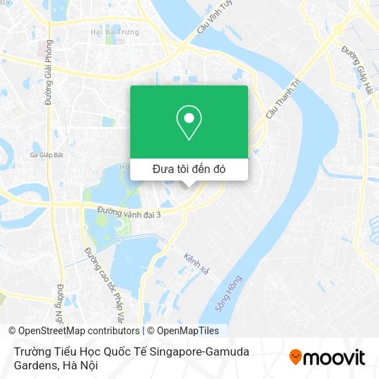 Bản đồ Trường Tiểu Học Quốc Tế Singapore-Gamuda Gardens