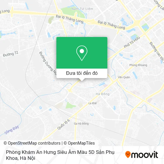 Bản đồ Phòng Khám An Hưng Siêu Âm Màu 5D Sản Phụ Khoa