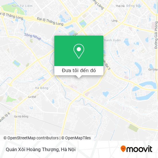 Bản đồ Quán Xôi Hoàng Thượng