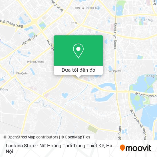 Bản đồ Lantana Store - Nữ Hoàng Thời Trang Thiết Kế