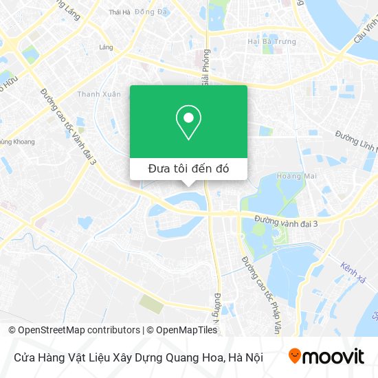 Bản đồ Cửa Hàng Vật Liệu Xây Dựng Quang Hoa