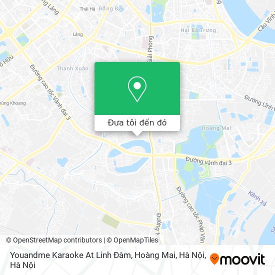 Bản đồ Youandme Karaoke At Linh Đàm, Hoàng Mai, Hà Nội