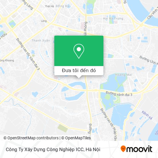 Bản đồ Công Ty Xây Dựng Công Nghiệp ICC