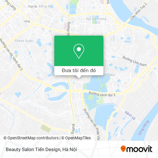 Bản đồ Beauty Salon Tiến Design