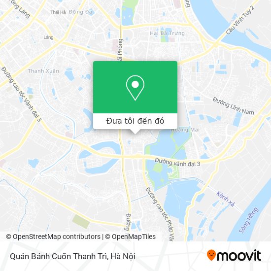 Bản đồ Quán Bánh Cuốn Thanh Trì