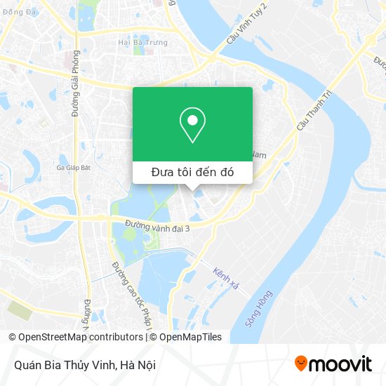 Bản đồ Quán Bia Thủy Vinh