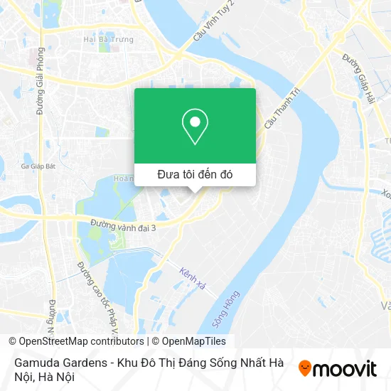 Bản đồ Gamuda Gardens - Khu Đô Thị Đáng Sống Nhất Hà Nội