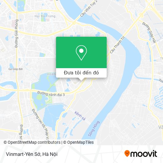 Bản đồ Vinmart-Yên Sở