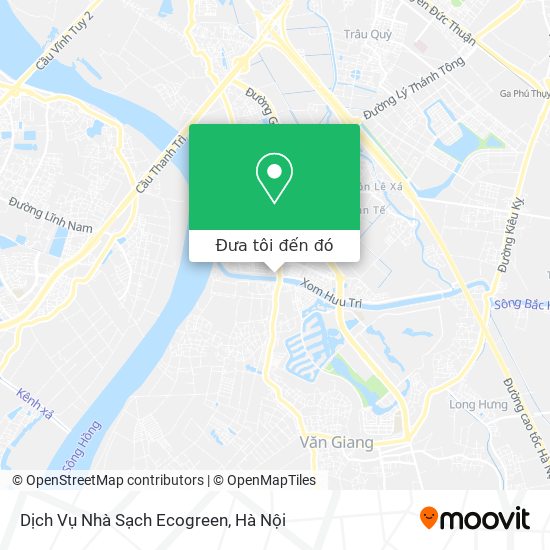 Bản đồ Dịch Vụ Nhà Sạch Ecogreen
