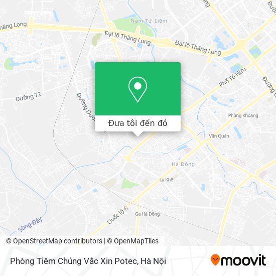 Bản đồ Phòng Tiêm Chủng Vắc Xin Potec