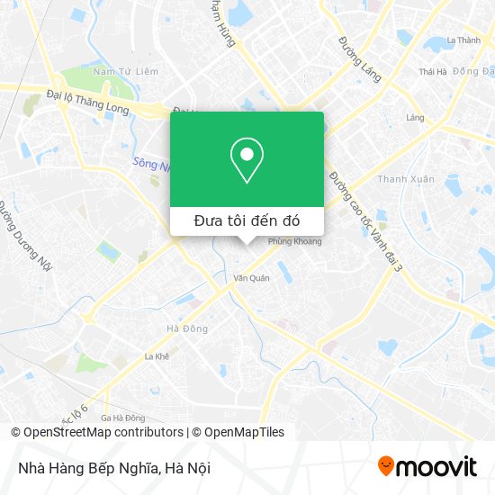 Bản đồ Nhà Hàng Bếp Nghĩa