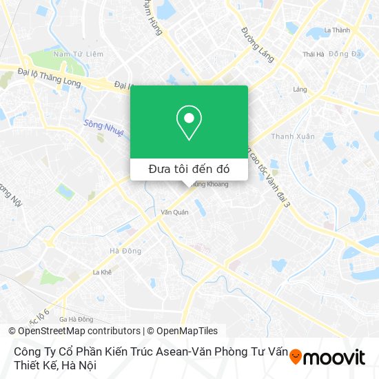 Bản đồ Công Ty Cổ Phần Kiến Trúc Asean-Văn Phòng Tư Vấn Thiết Kế