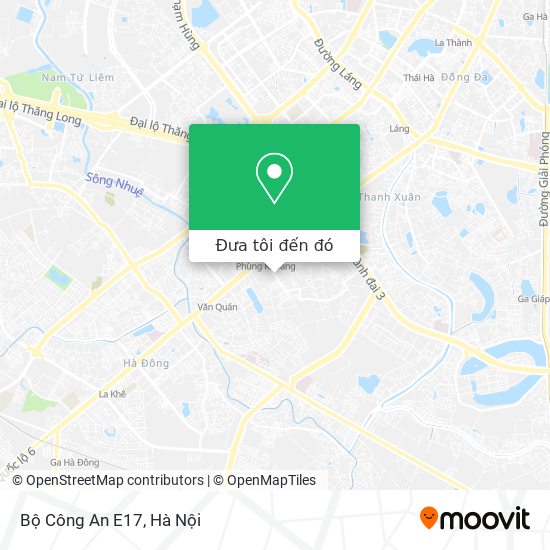 Bản đồ Bộ Công An E17