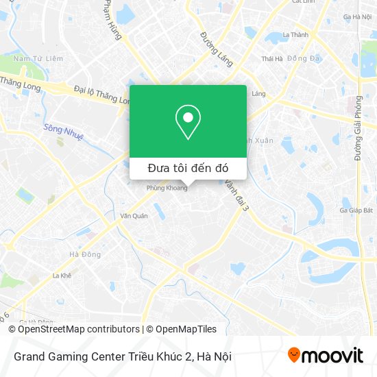 Bản đồ Grand Gaming Center Triều Khúc 2