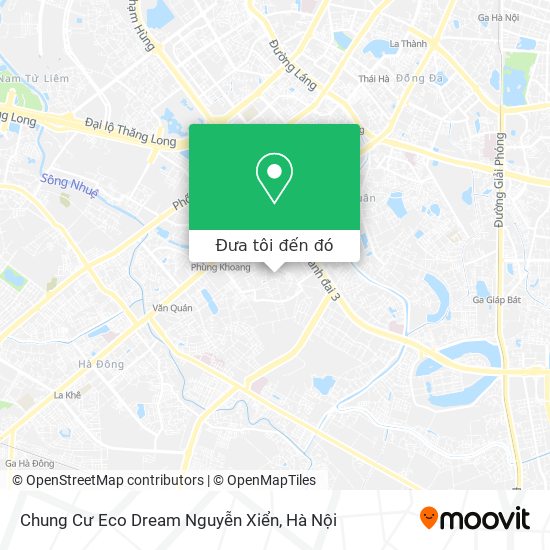 Bản đồ Chung Cư Eco Dream Nguyễn Xiển