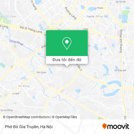 Bản đồ Phở Bò Gia Truyền