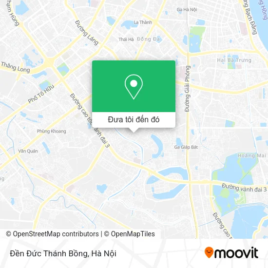 Bản đồ Đền Đức Thánh Bồng