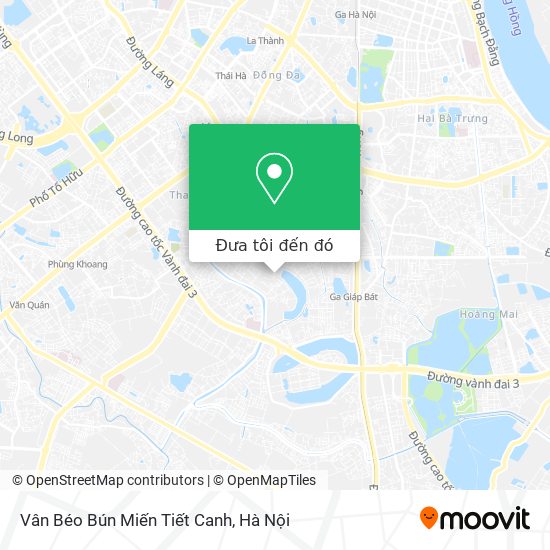 Bản đồ Vân Béo Bún Miến Tiết Canh