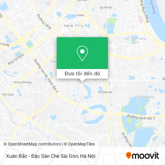 Bản đồ Xuân Bắc - Đặc Sản Chè Sài Gòn