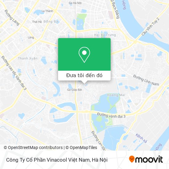 Bản đồ Công Ty Cổ Phần Vinacool Việt Nam