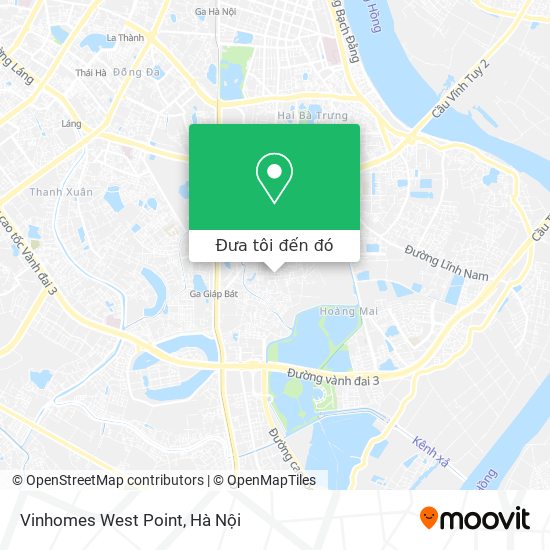 Bản đồ Vinhomes West Point