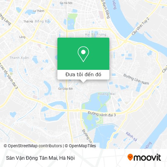 Bản đồ Sân Vận Động Tân Mai