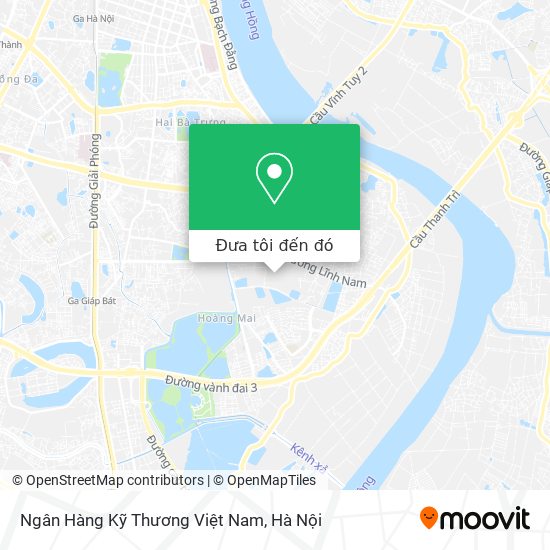Bản đồ Ngân Hàng Kỹ Thương Việt Nam