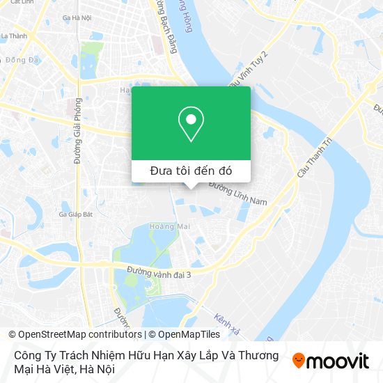 Bản đồ Công Ty Trách Nhiệm Hữu Hạn Xây Lắp Và Thương Mại Hà Việt