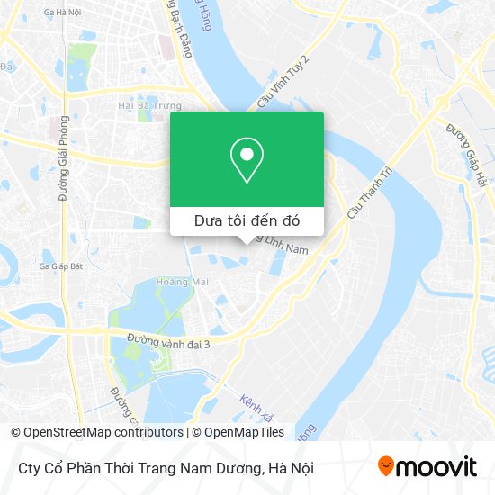 Bản đồ Cty Cổ Phần Thời Trang Nam Dương