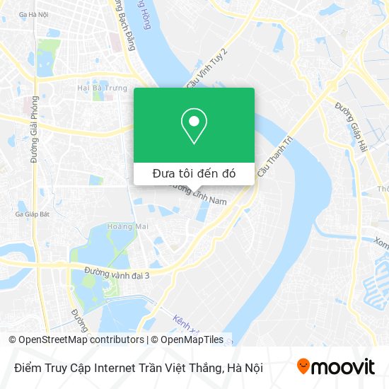 Bản đồ Điểm Truy Cập Internet Trần Việt Thắng