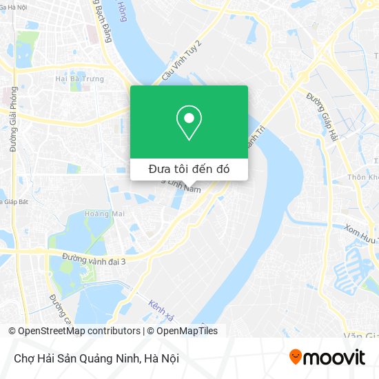 Bản đồ Chợ Hải Sản Quảng Ninh