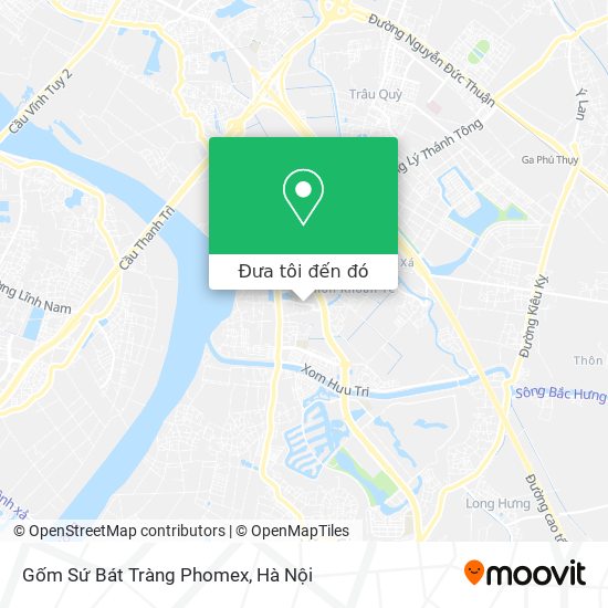 Bản đồ Gốm Sứ Bát Tràng Phomex