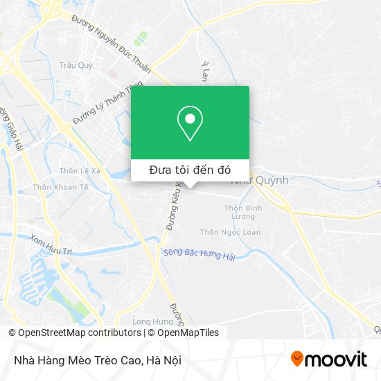 Bản đồ Nhà Hàng Mèo Trèo Cao