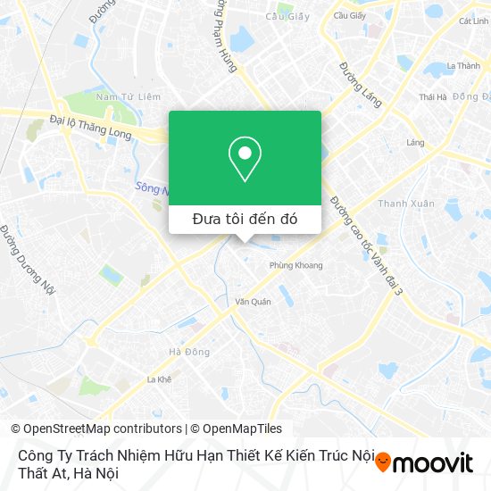 Bản đồ Công Ty Trách Nhiệm Hữu Hạn Thiết Kế Kiến Trúc Nội Thất At