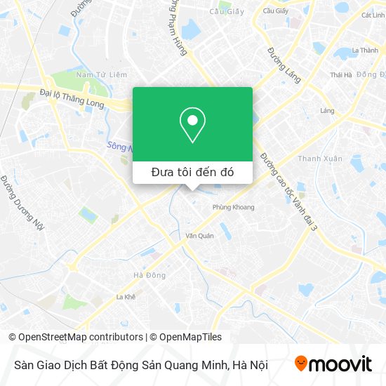 Bản đồ Sàn Giao Dịch Bất Động Sản Quang Minh