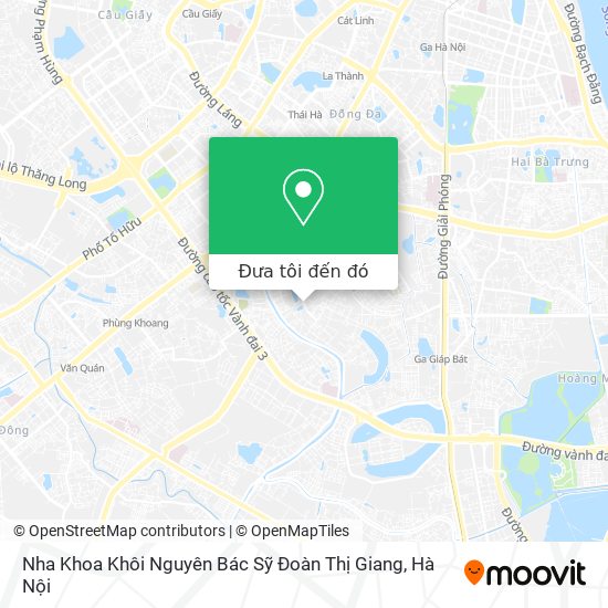 Bản đồ Nha Khoa Khôi Nguyên Bác Sỹ Đoàn Thị Giang