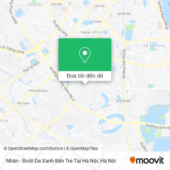 Bản đồ Nhân - Bưởi Da Xanh Bến Tre Tại Hà Nội