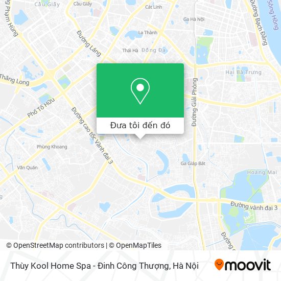 Bản đồ Thùy Kool Home Spa - Đinh Công Thượng