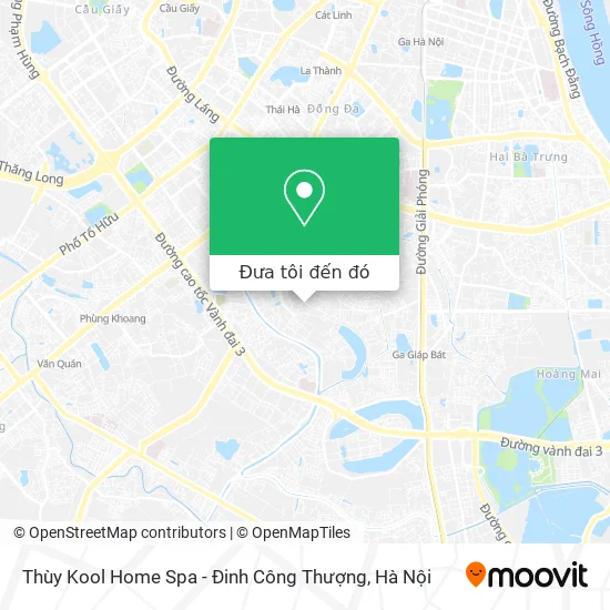 Bản đồ Thùy Kool Home Spa - Đinh Công Thượng