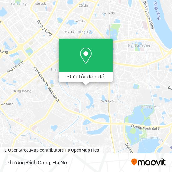 Bản đồ Phường Định Công