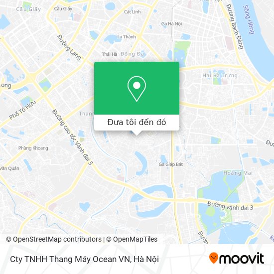 Bản đồ Cty TNHH Thang Máy Ocean VN