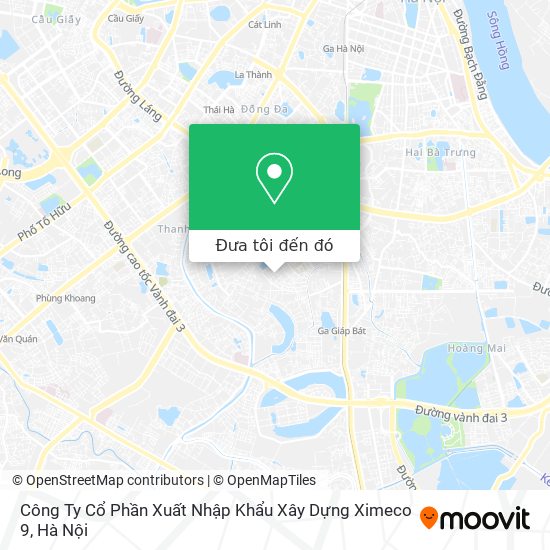 Bản đồ Công Ty Cổ Phần Xuất Nhập Khẩu Xây Dựng Ximeco 9