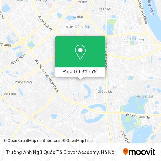 Bản đồ Trường Anh Ngữ Quốc Tế Clever Academy